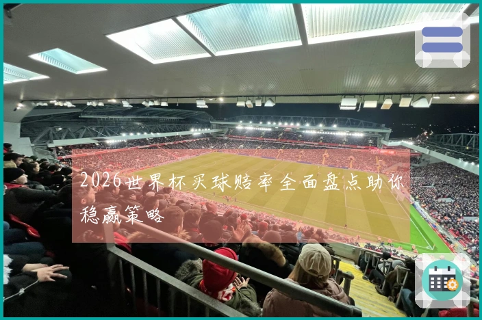 2026世界杯买球赔率全面盘点助你稳赢策略
